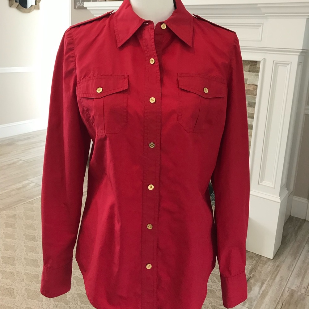 Tory Burch Button Up Blouse